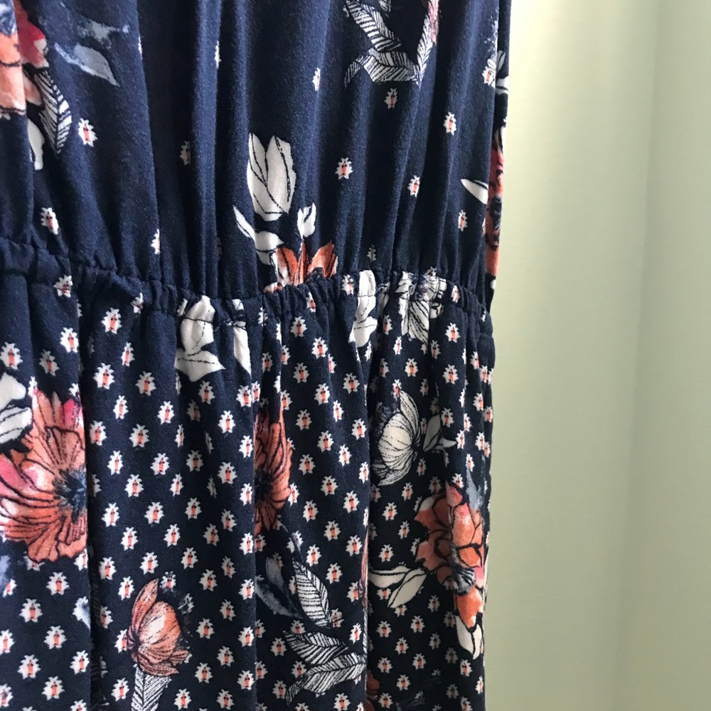 blue patterned romper - Picture 3 of 3